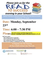 Parent Literacy Night