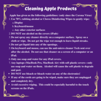 Cleaning Apple Products
