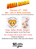 Invitation to the annual PIZZA BASH