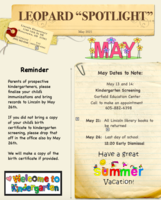 May Newsletter